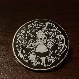 Disney Alice In‎ Wonderland Chalkboard Sketch “Drink Me” Booster Pin